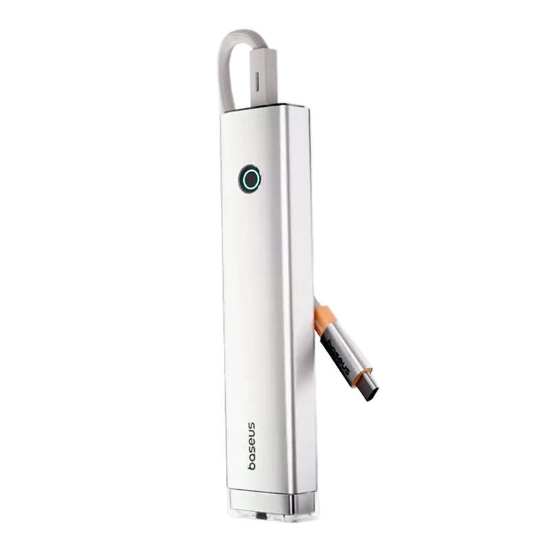 5 prievadų HUB AIR Baseus UltraJoy Series Type-C - HDMI, USB3.0x2, PD, RJ45 (sidabrinis)