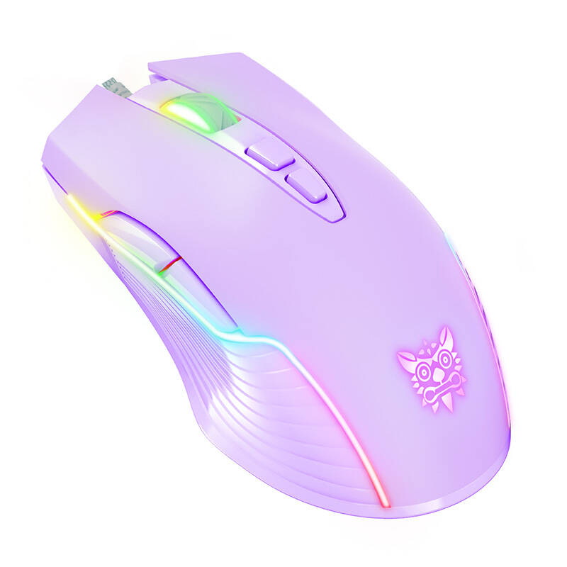 Laidinė žaidimų pelė ONIKUMA RGB CW905 violetinė