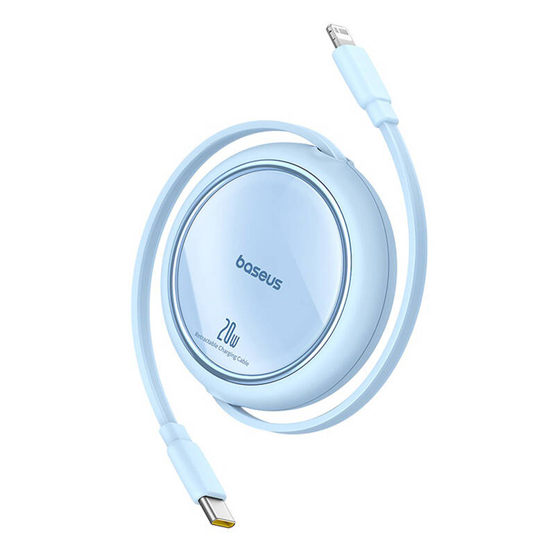 USB kabelis "Baseus Free2Pull" USB-C į iP 20W 1 m (mėlynas)