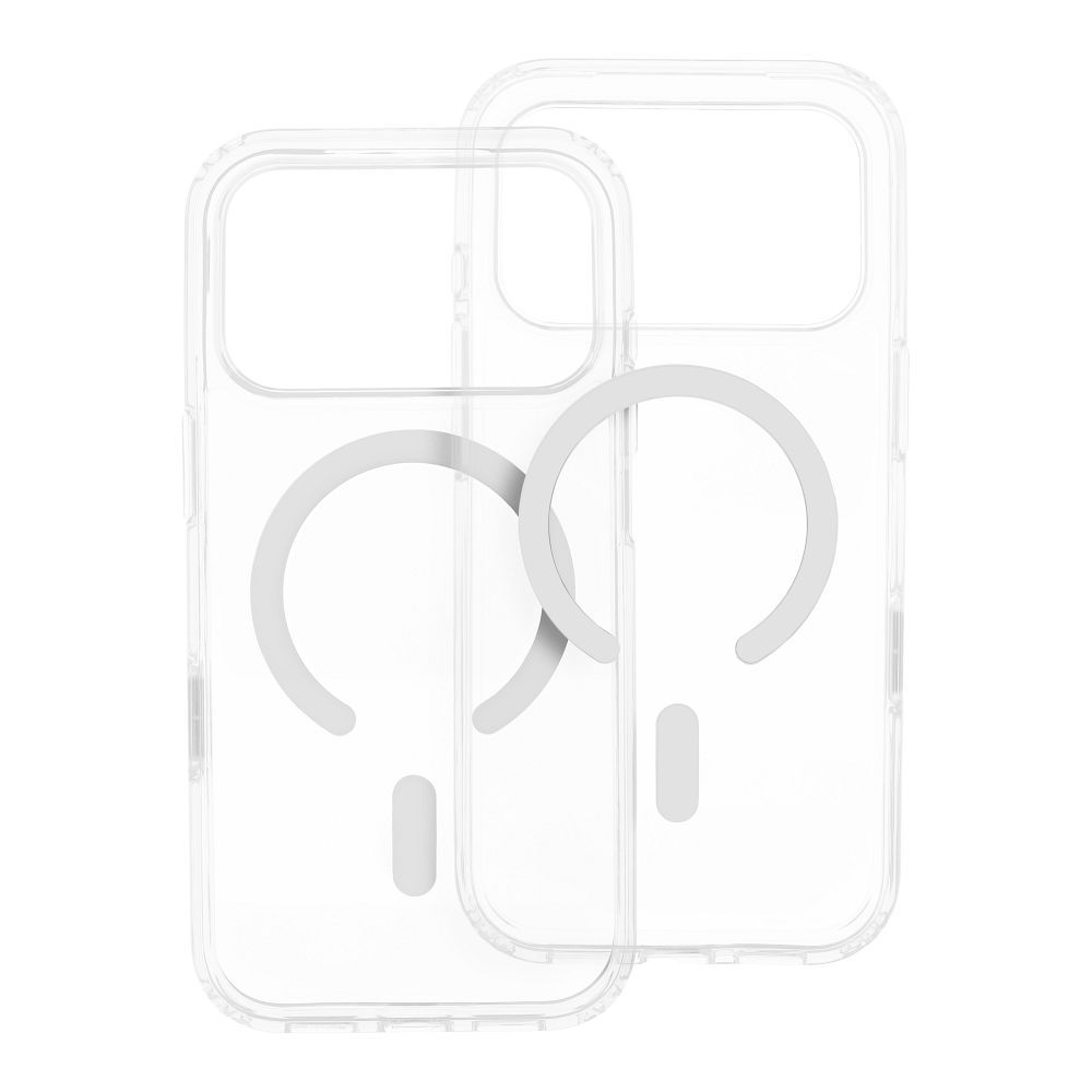 Dėklas skirtas iPhone 16 PRO Forcell F-Protect Clear Hybrid Premium suderinamas su Magsafe skaidrus