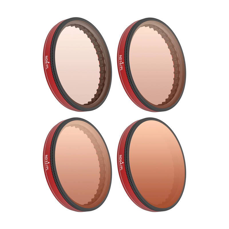 Sunnylife filtrų rinkinys ND8/PL+ND16/PL+ND32/PL+ND64/PL 073525