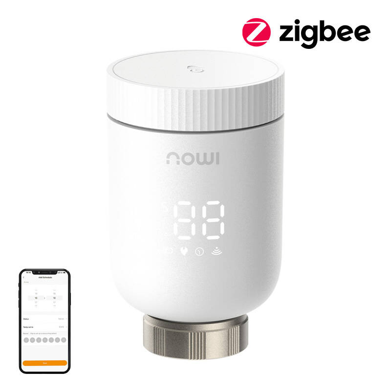 ZigBee termostatinė galvutė IMOU IOT-TRV1-EU + 6 adapteriai