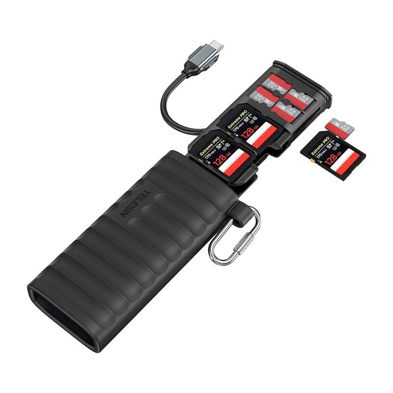 "Telesin" daugiafunkcinis SD ir TF kortelių skaitytuvas (S6-MCR-01)