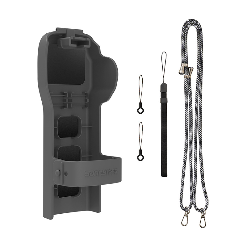 Sunnylife protective case with strap and lanyard for Osmo Pocket 3 (gray)