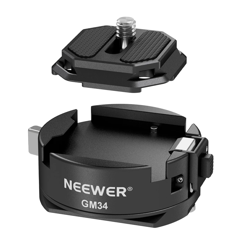 Neewer GM34 Arca-Swiss quick release and plate