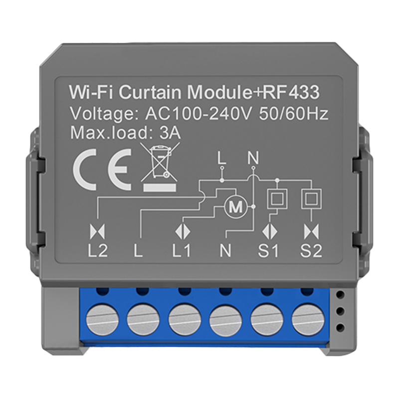 Avatto CMS16-RF-1 WIFI+RF išmanusis užuolaidų modulis