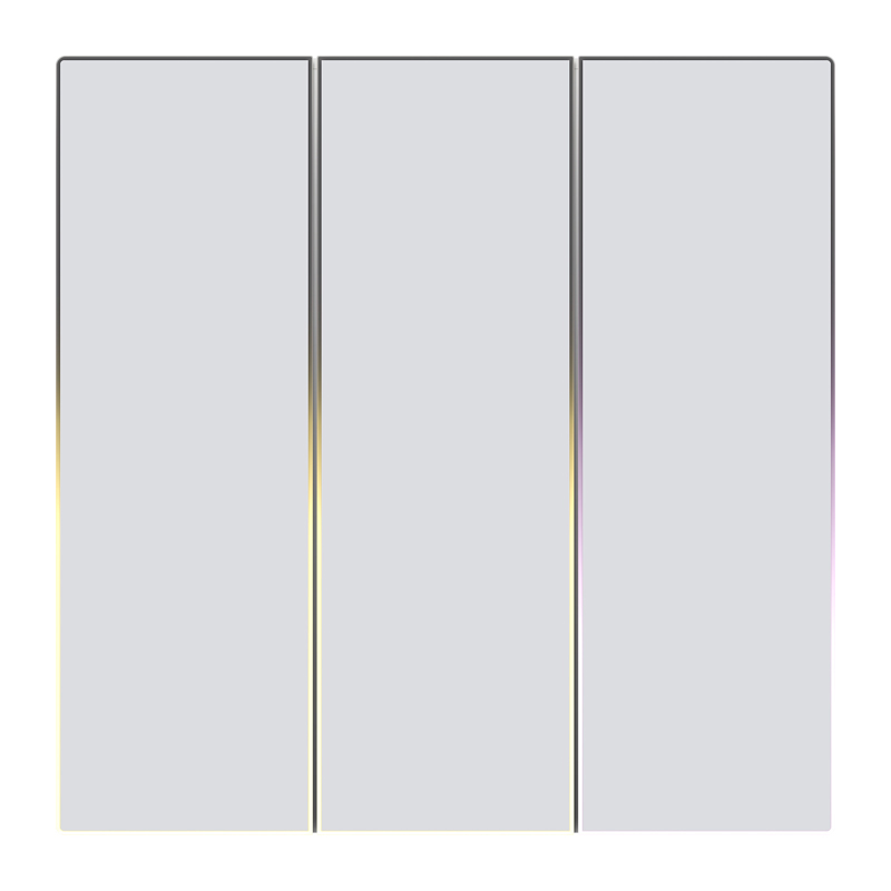 Jutiklinis ZigBee šviesos jungiklis Avatto TS60-EU-W3 trigubas TUYA (baltas)