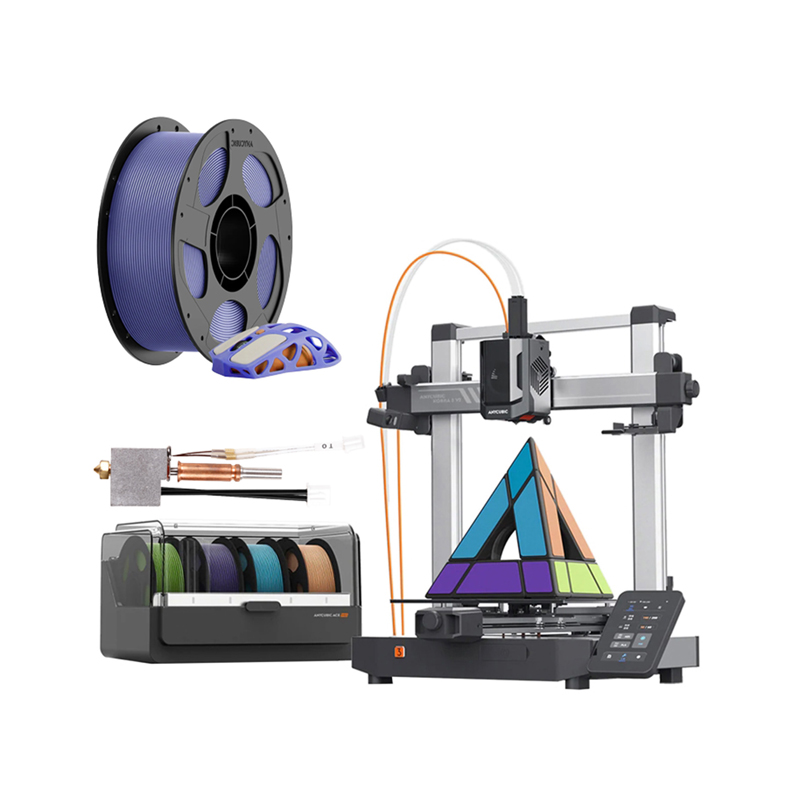 Anycubic Kobra 3 V2 Combo 3D spausdintuvas + Hotend + filamentas nemokamai