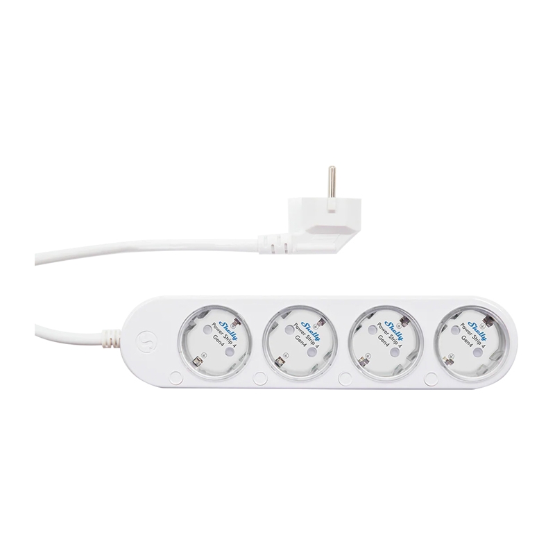 Išmanus 12A Shelly Power Strip 4 Gen4 Zigbee/Matter ilgintuvas