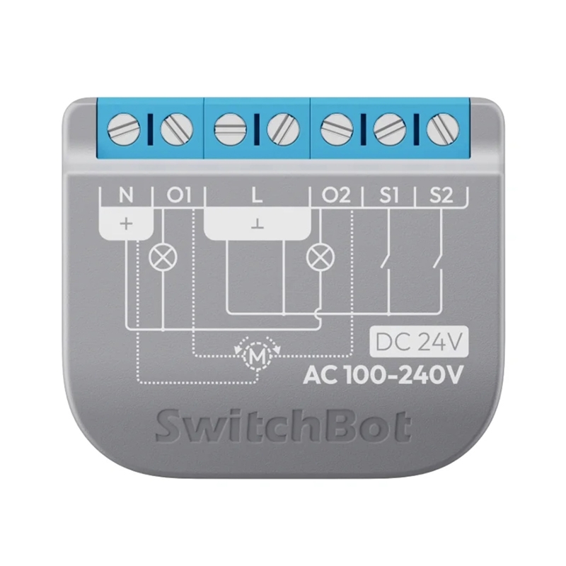 SwitchBot Relay Switch 2PM išmanusis dviejų kanalų jungiklis