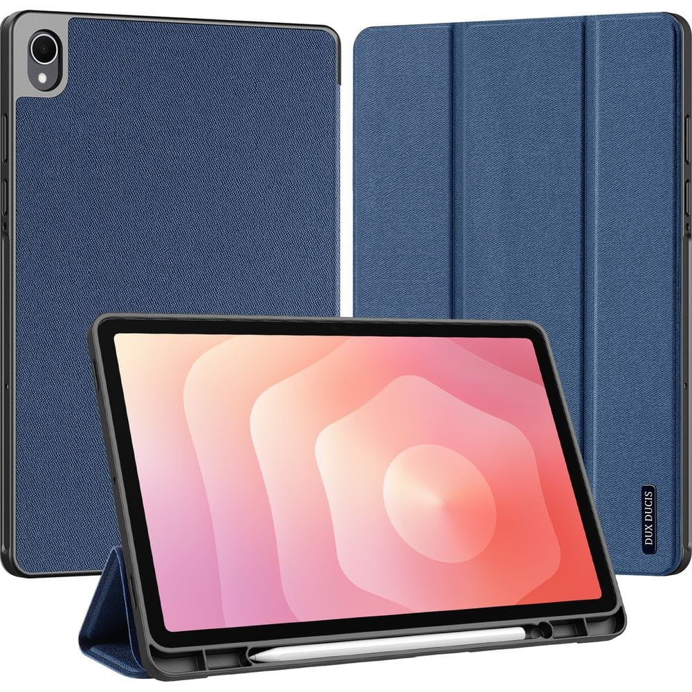 Dėklas Dux Ducis Domo Samsung X730/X730 Tab S11 tamsiai mėlynas
