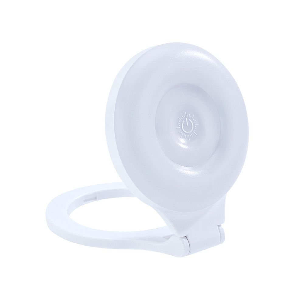 Mini magnetinis telefono stovas su šviesa suderinamas su MagSafe baltas