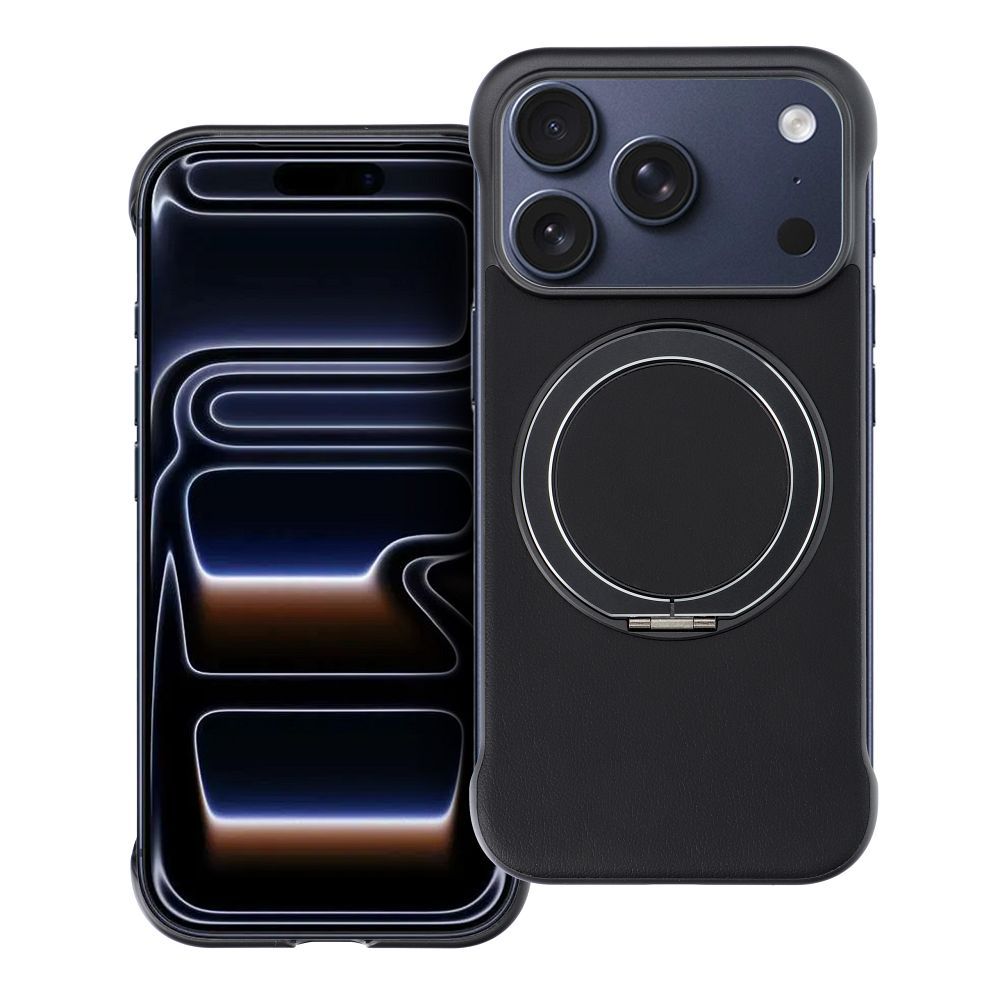 Dėklas EDGE FREE suderinamas su MagSafe skirtas IPHONE 17 Pro Max juodas