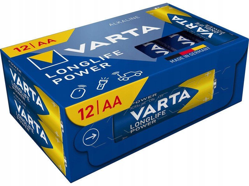 VARTA šarminė baterija R6 (AA) Loglife 12 vnt