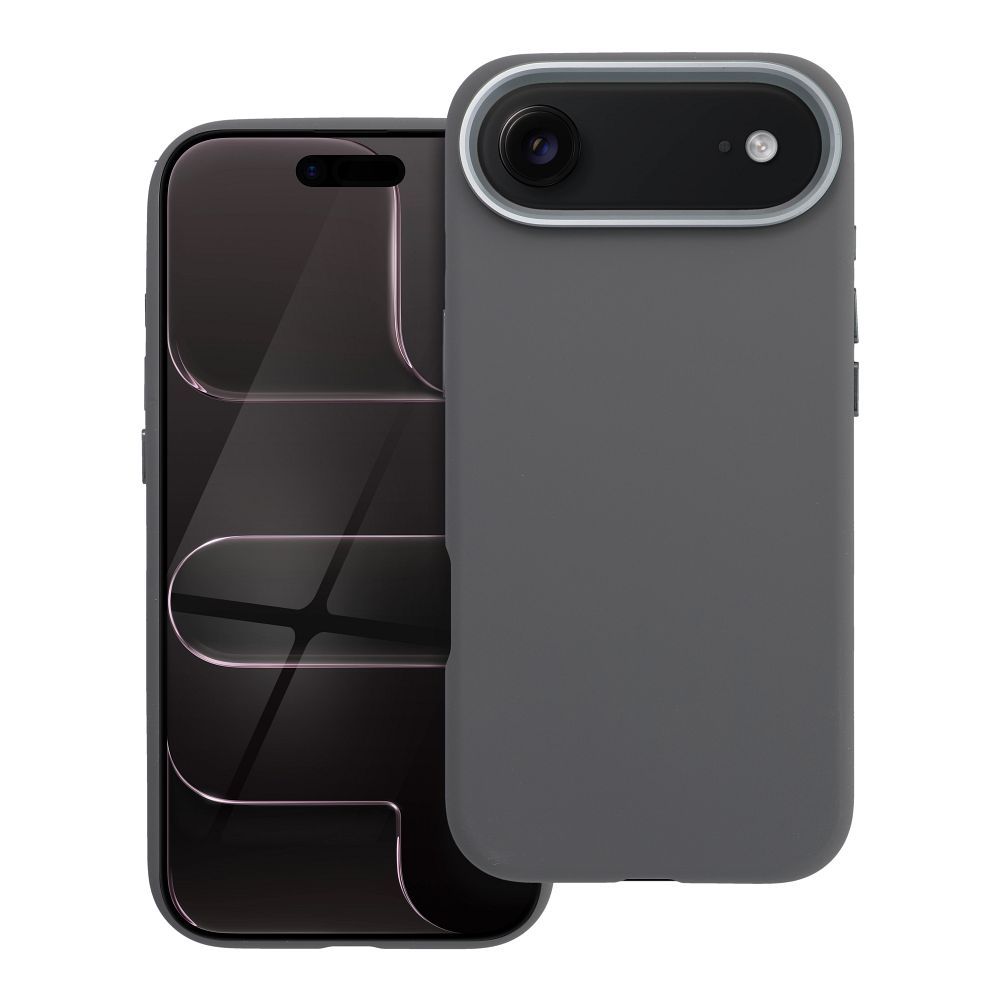 Dėklas telefonui IPHONE 17 Air Forcell F-Protect Frame Premium suderinamas su Magsafe pilkas