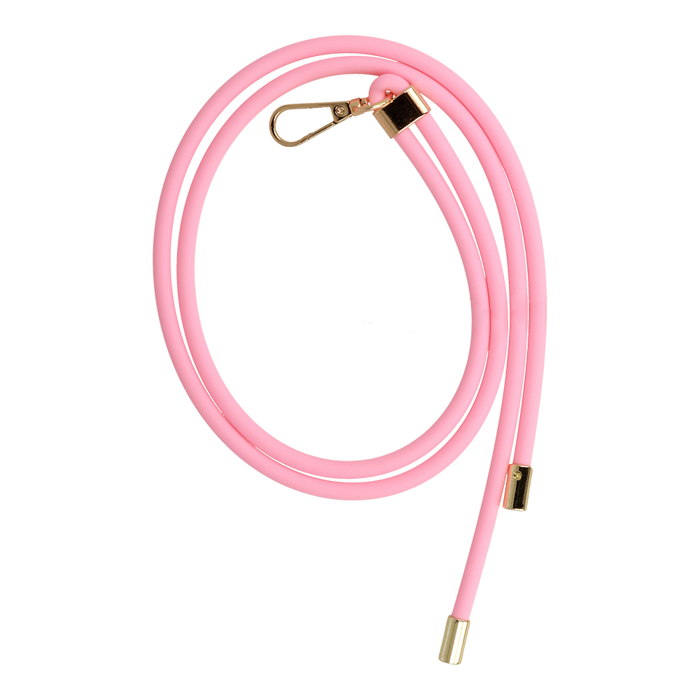 Telefono raištis GSN-1 ilgas silikoninis rožinis