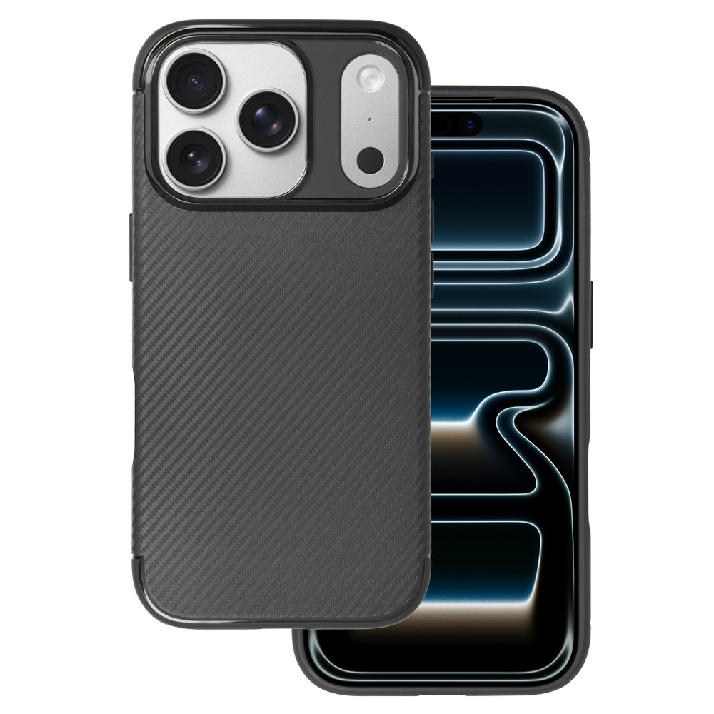 Tel Protect Carbon Elite dėklas iPhone 17 Pro juodas