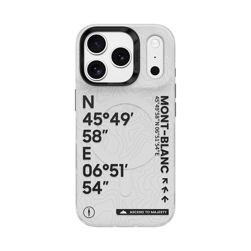 Benks Dynamic Magnetic Summit dėklas Mont-Blanc (0070) iPhone 17 Pro Max (Camera Control Button)