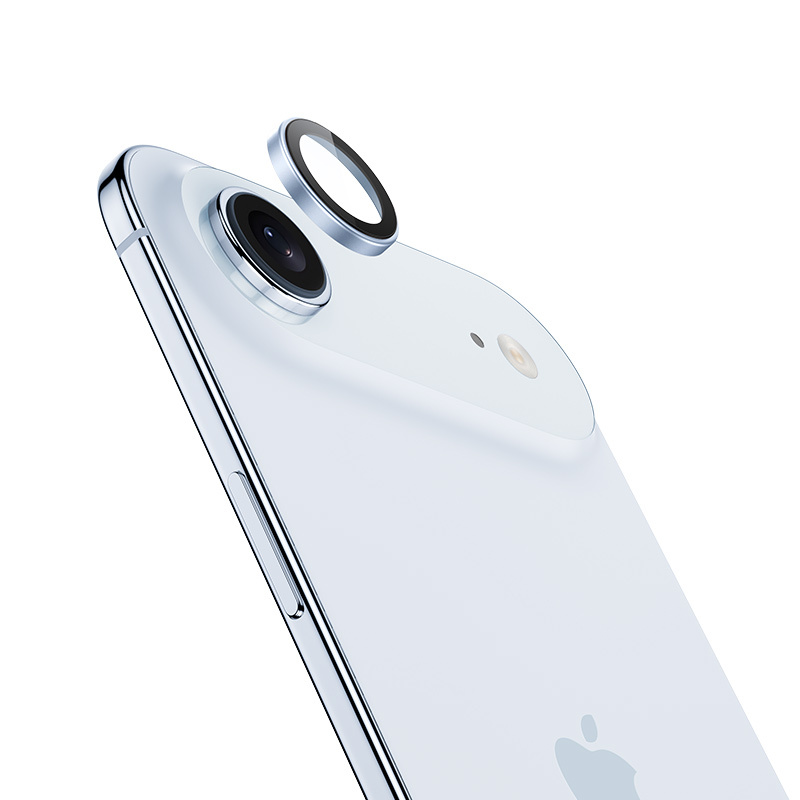 Benks grūdintas stiklas DR Sapphire Lens Protector kamerai iPhone 17 Air (1 lęšis) šviesiai mėlynas