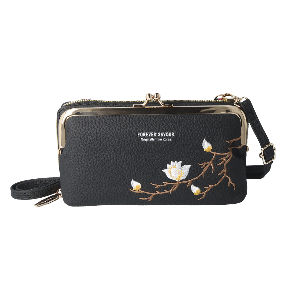 Megztas krepšys telefonui GCW16 juodas