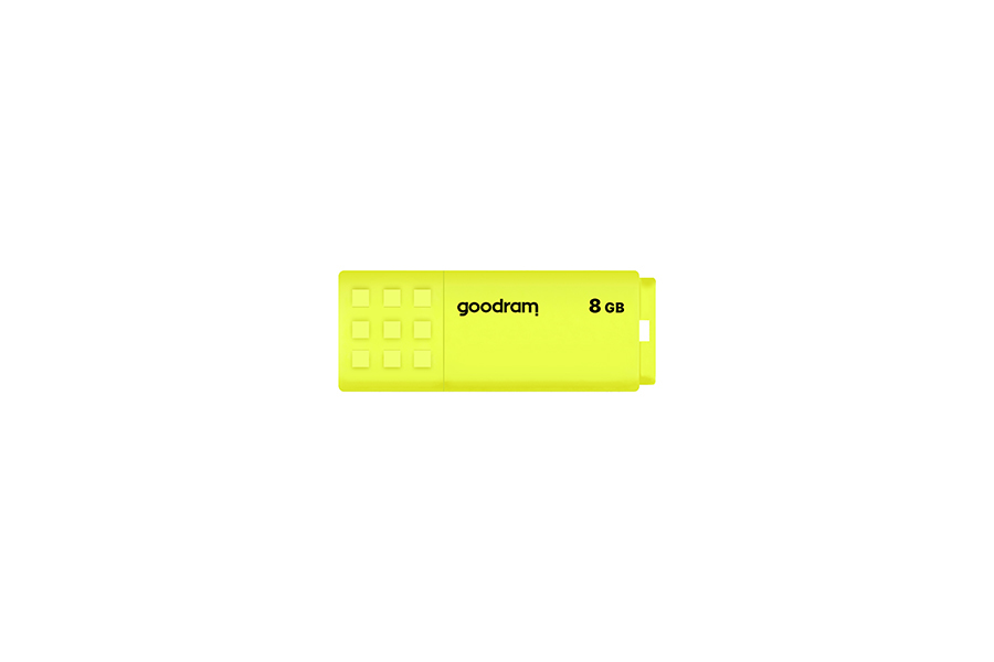 GOODRAM UME2 USB atmintinė - 8GB USB 2.0 GELTONA