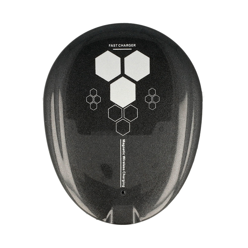 Belaidis indukcinis įkroviklis QI universalus greitas įkrovimas magnetinis - C01 15W juodas (min.2A)