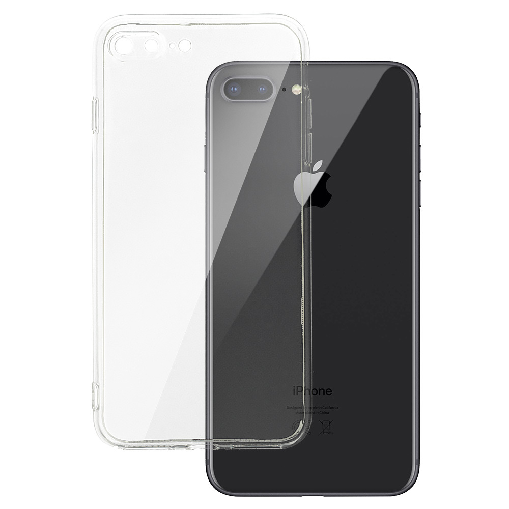 Nugarėlės dėklas 2 mm Perfect IPHONE 7 PLUS / 8 PLUS (5,5") SKAIDRUS