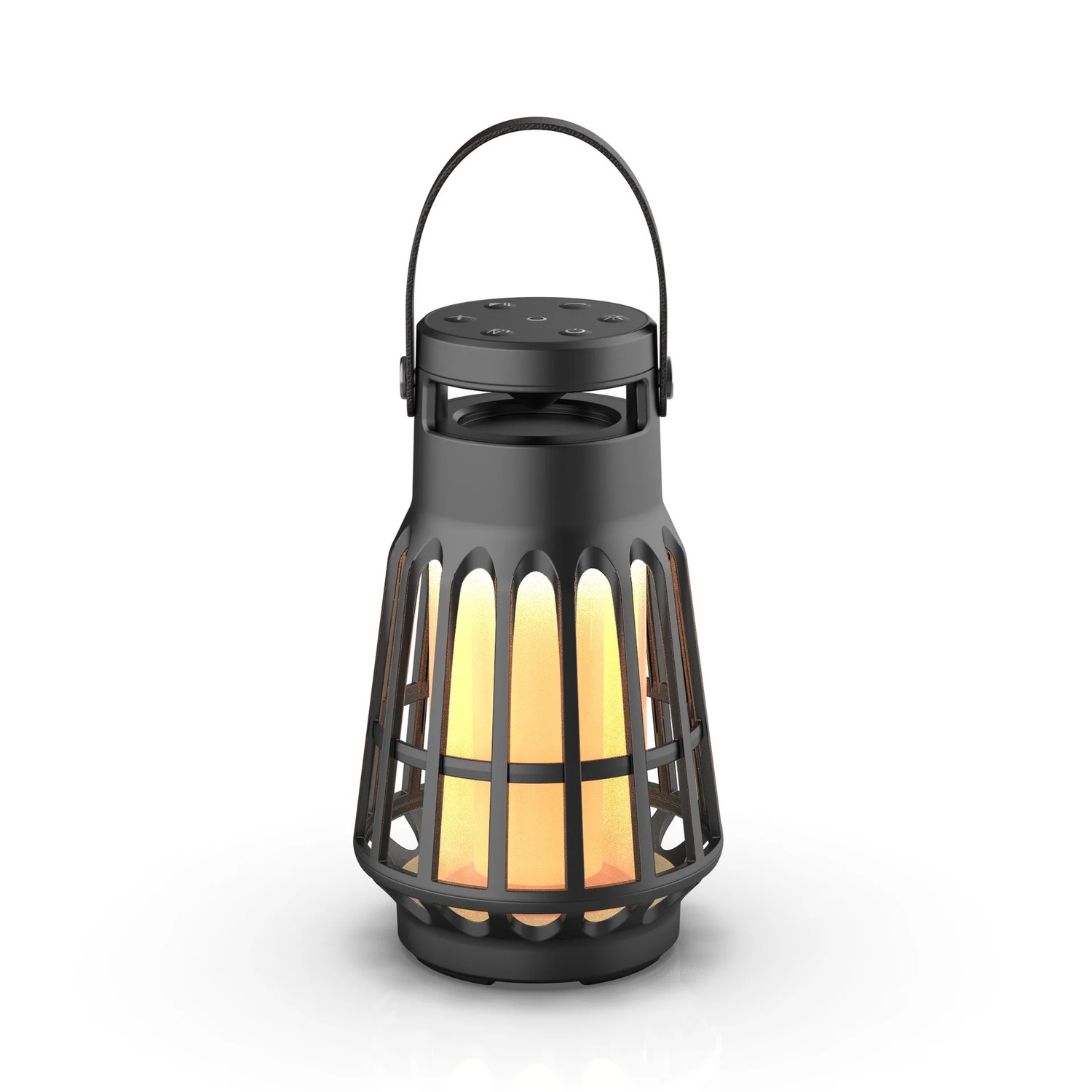 Lempa su bluetooth garsiakalbiu A3 juoda