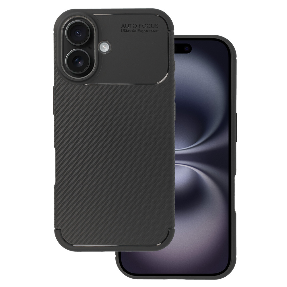 Tel Protect Carbon Elite dėklas iPhone 16 juodas