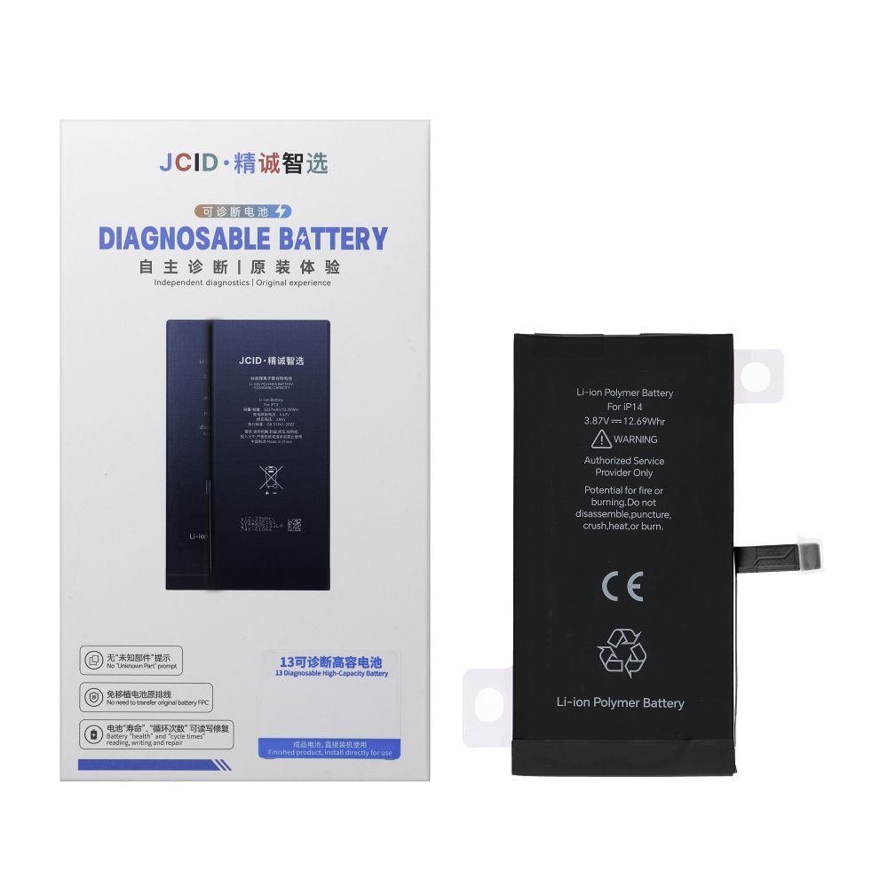 JCID Diagnosable Baterija iPhone 14 3279 mAh (standard capacity)