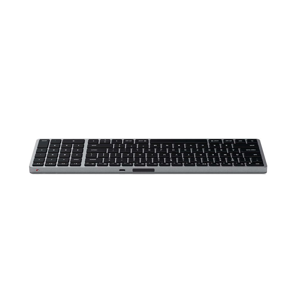 Belaidis keyboard QWERTY Satechi Slim X2 ST-BTSX2M space pilkas