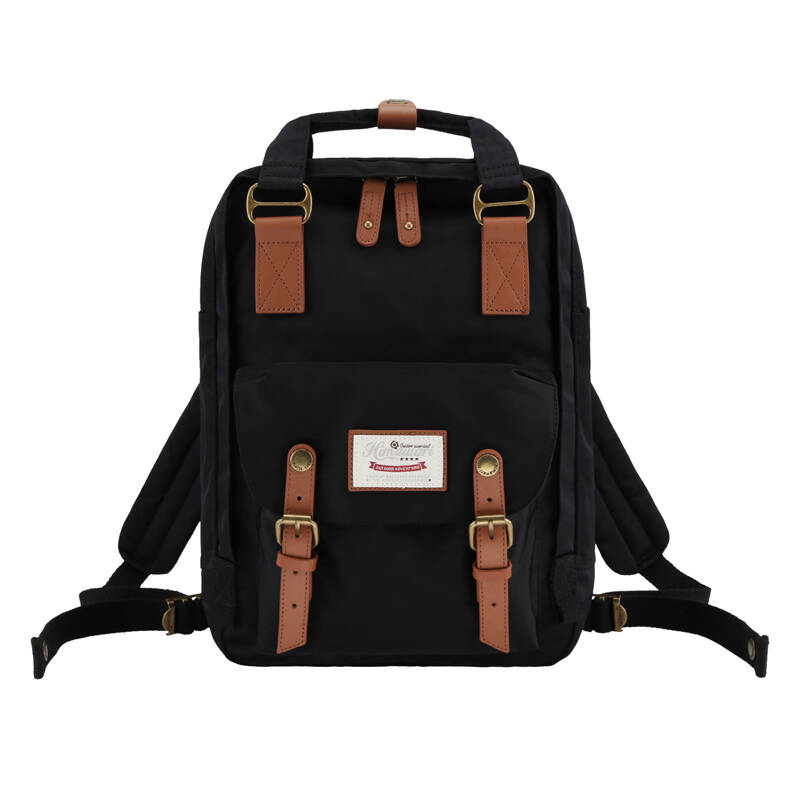 Himawari 188L juodas and rudas 14'' laptop backpack