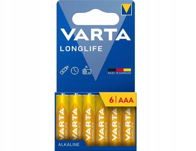 VARTA alkaline battery R3 (AAA) Longlife 6 pcs