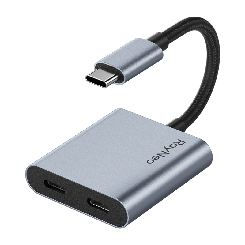 "RayNeo AR" akinių USB-C įkrovimo adapteris