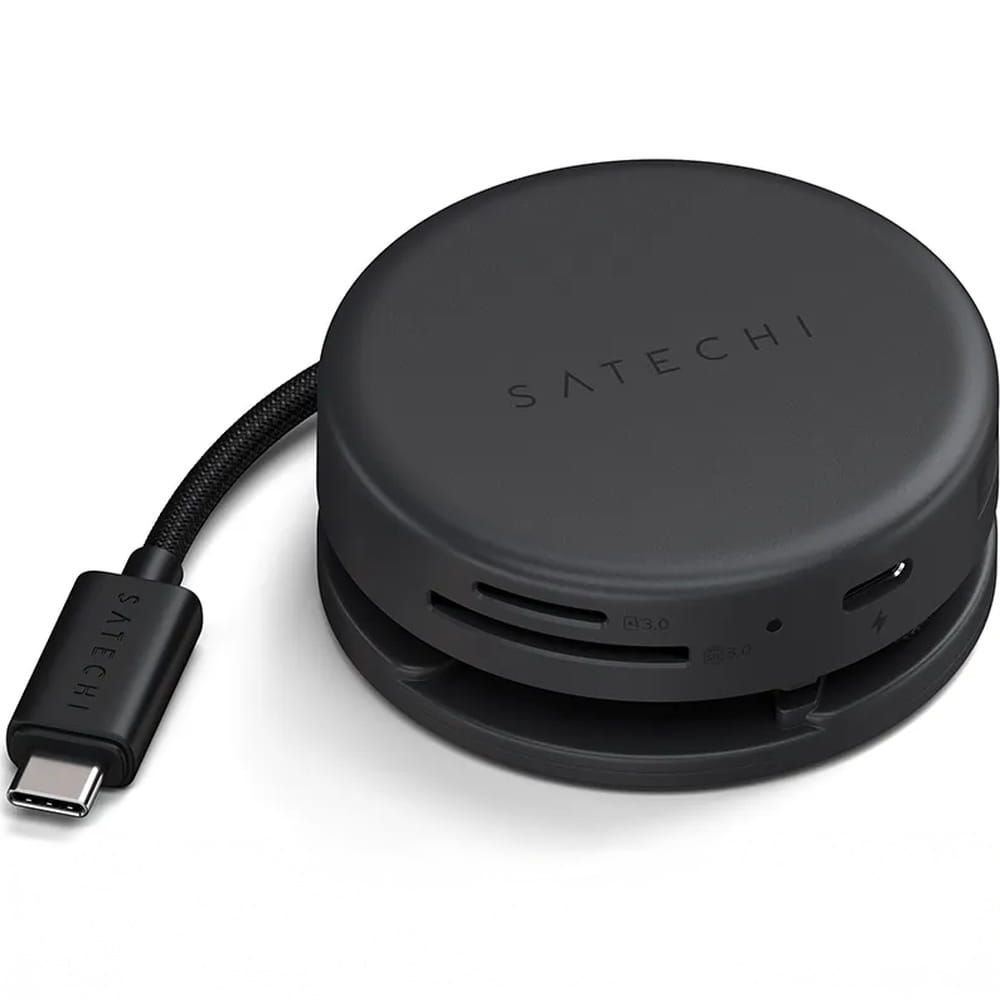 Adapter HUB 7in1 USB C Satechi Multiport ST-POTG7C midnight black