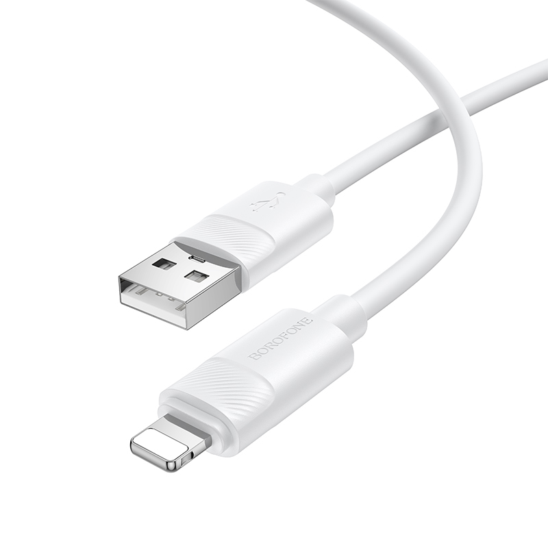 Borofone Cable BX123 Leya - USB to Lightning - 12W 2,4A 1 metre white