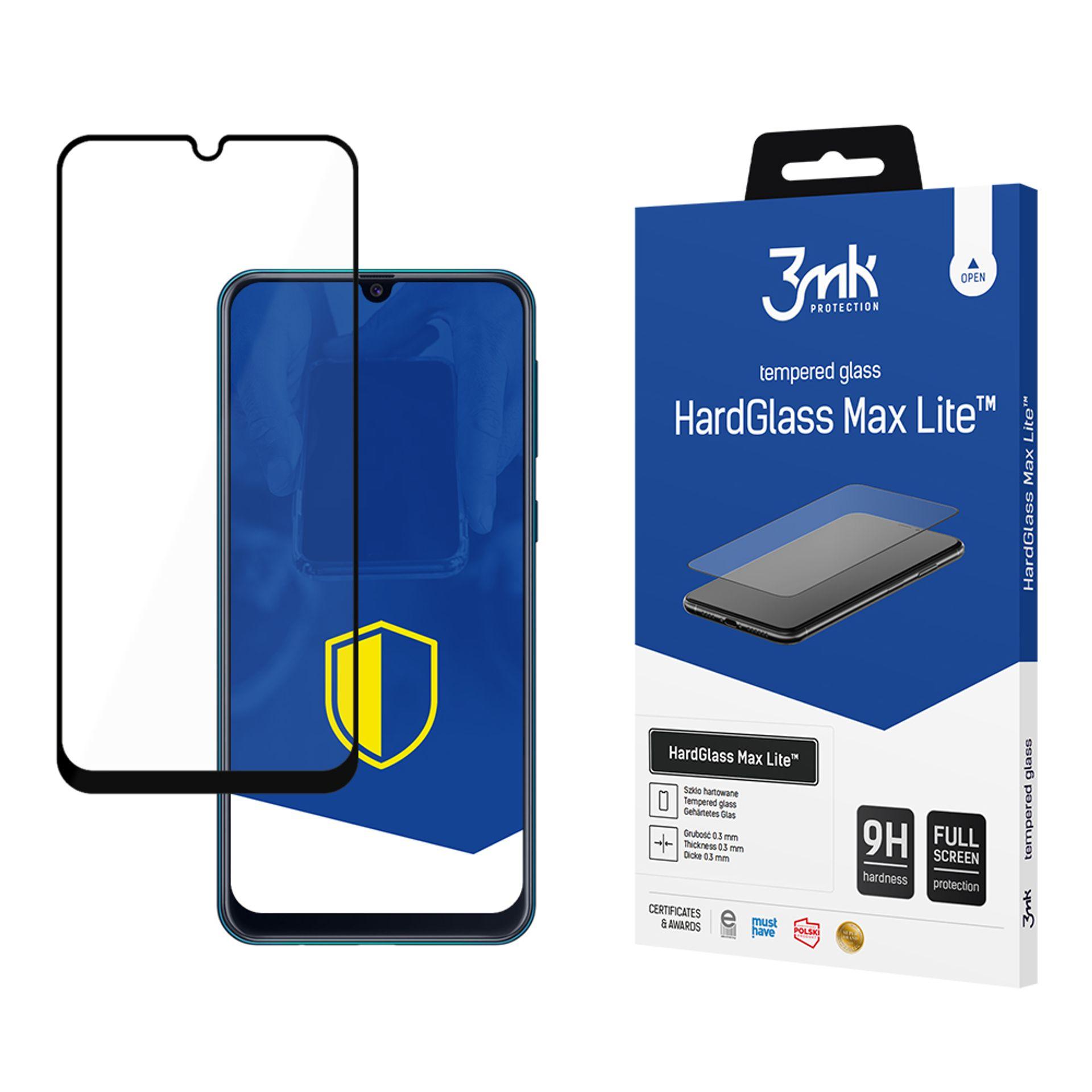 3mk HardGlass Max Lite juodas Grūdintas stiklas for Samsung Galaxy M31 / M31 Prime