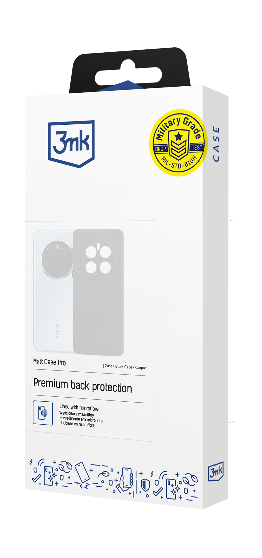 3mk Matinis Dėklas Pro Dėklas for Xiaomi Redmi 15C 4G / Xiaomi Poco C85 4G - juodas