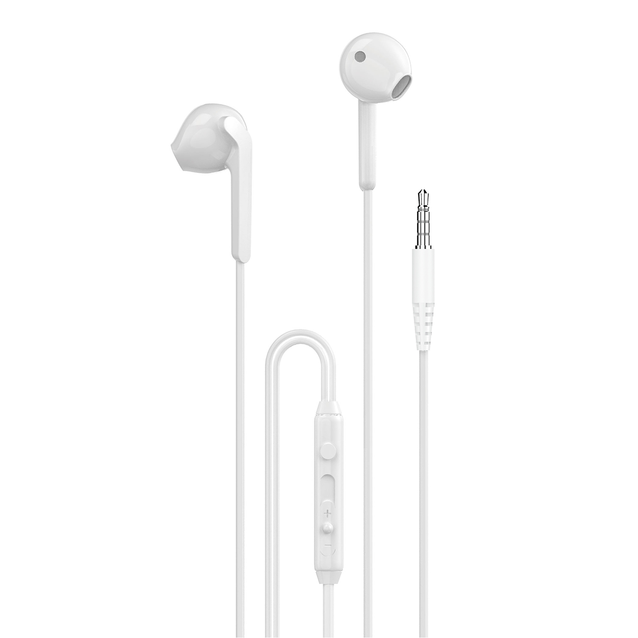 Dudao X3 Wired USB-C In-Ear Ausinės - baltas