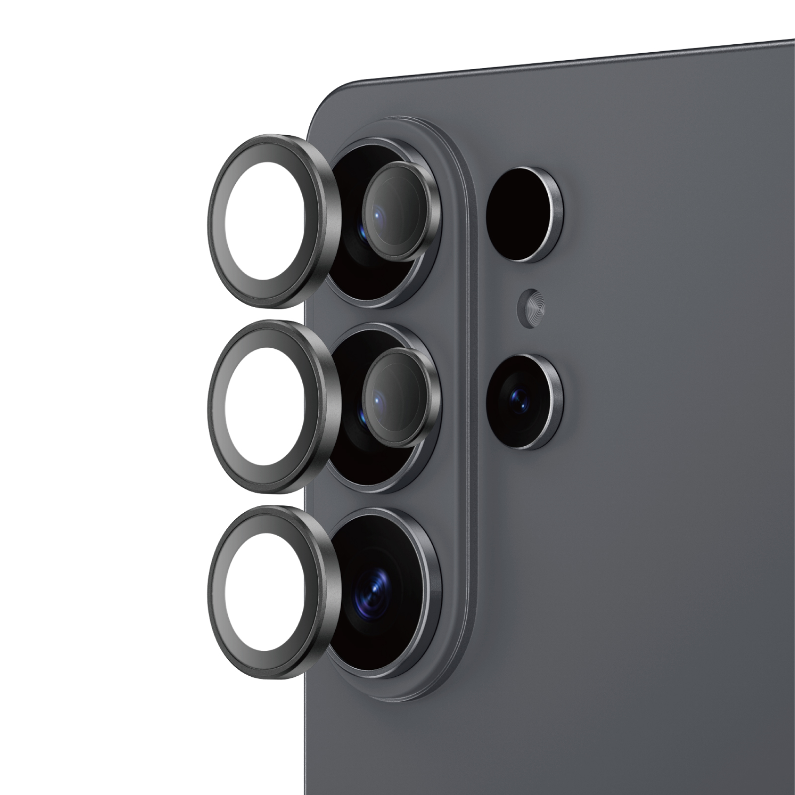 "AmazingThing Sapphire Radix AR Lens" stiklas "Samsung S26 Ultra" - Juodas