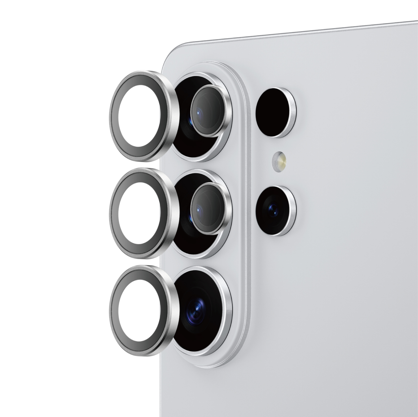 "AmazingThing Sapphire Radix AR Lens" stiklas, skirtas "Samsung S26 Ultra" - Sidabrinis