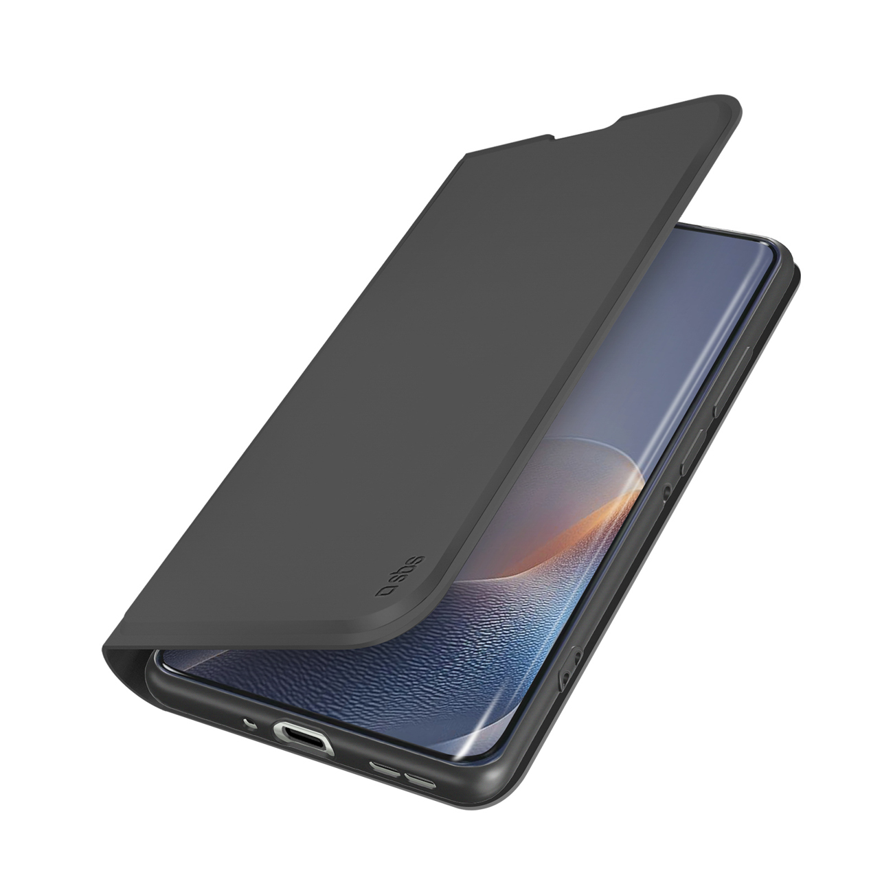 SBS Piniginė Smooth dėklas for Motorola Edge 60 Fusion with flap - juodas