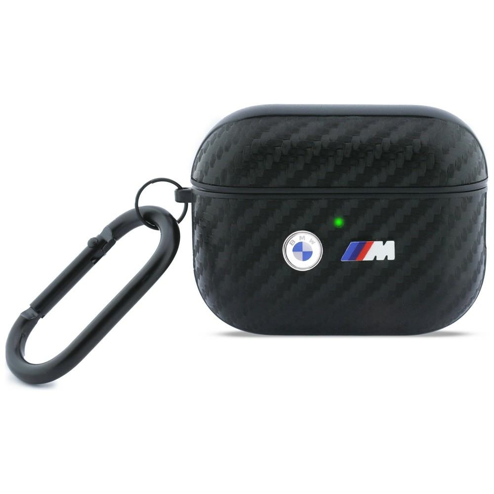 BMW Carbon Metal Logo Dėklas for AirPods Pro 3 - juodas