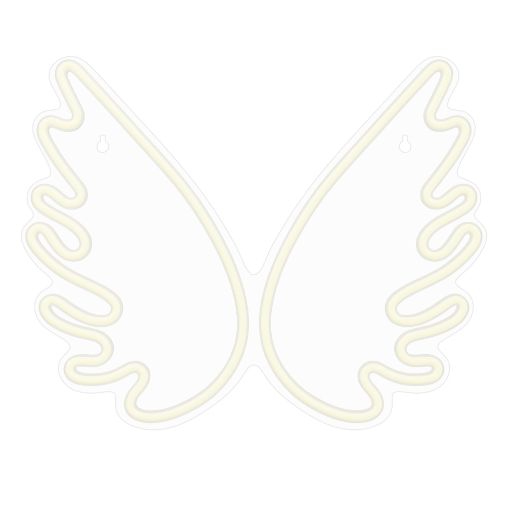 Neon PLEXI LED WINGS baltas FPNE09X Forever Light