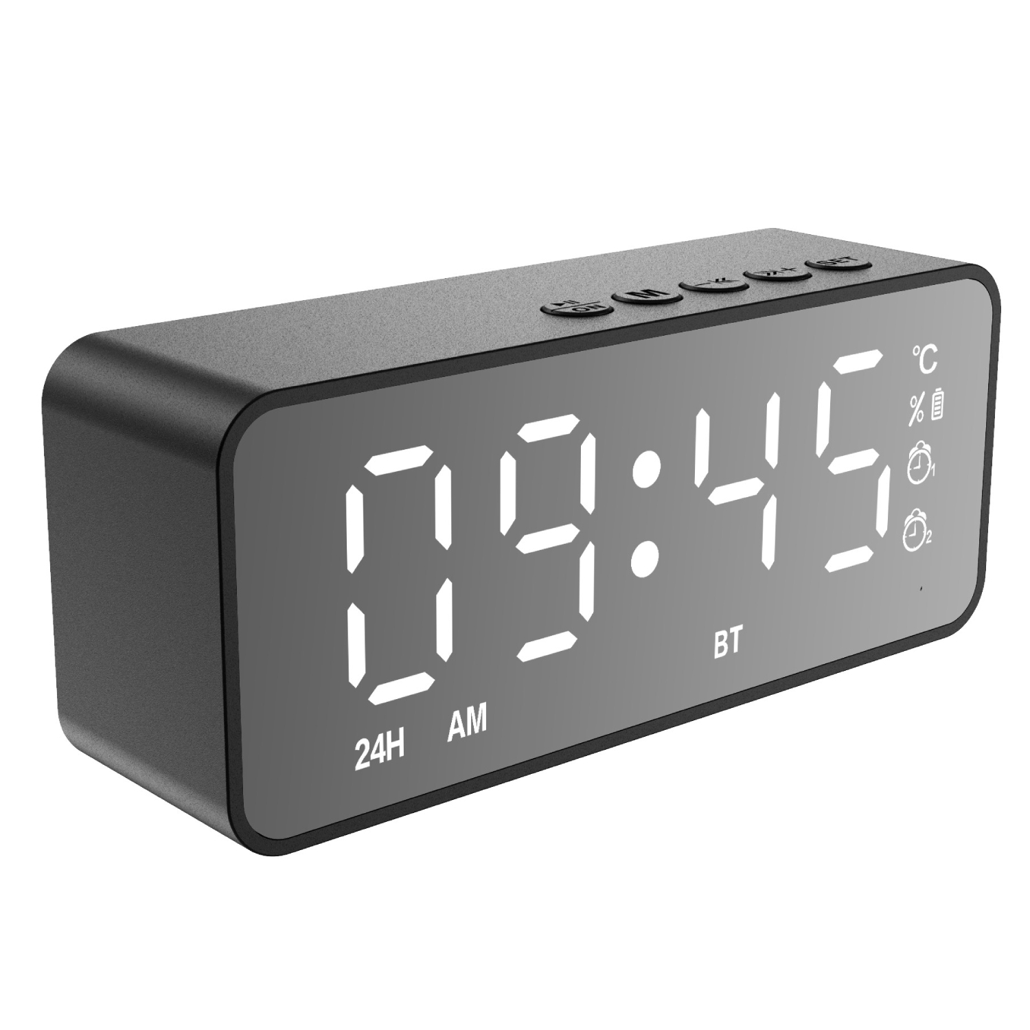 Setty desk clock + FM + Bluetooth garsiakalbis SCL-01FM-S