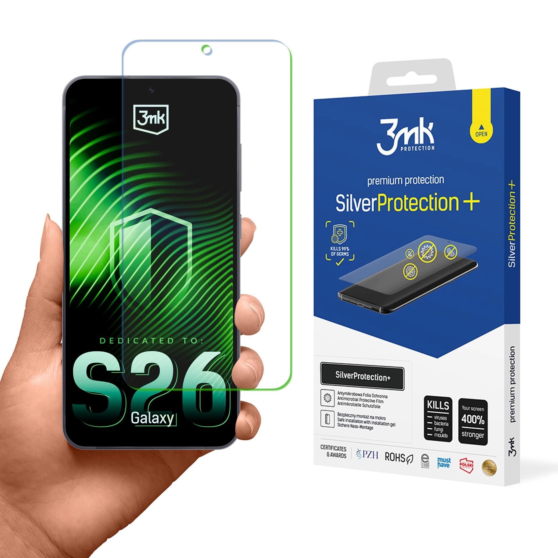 LCD apsauginė plėvelė 3mk Silver Protection+ Samsung S942 S26