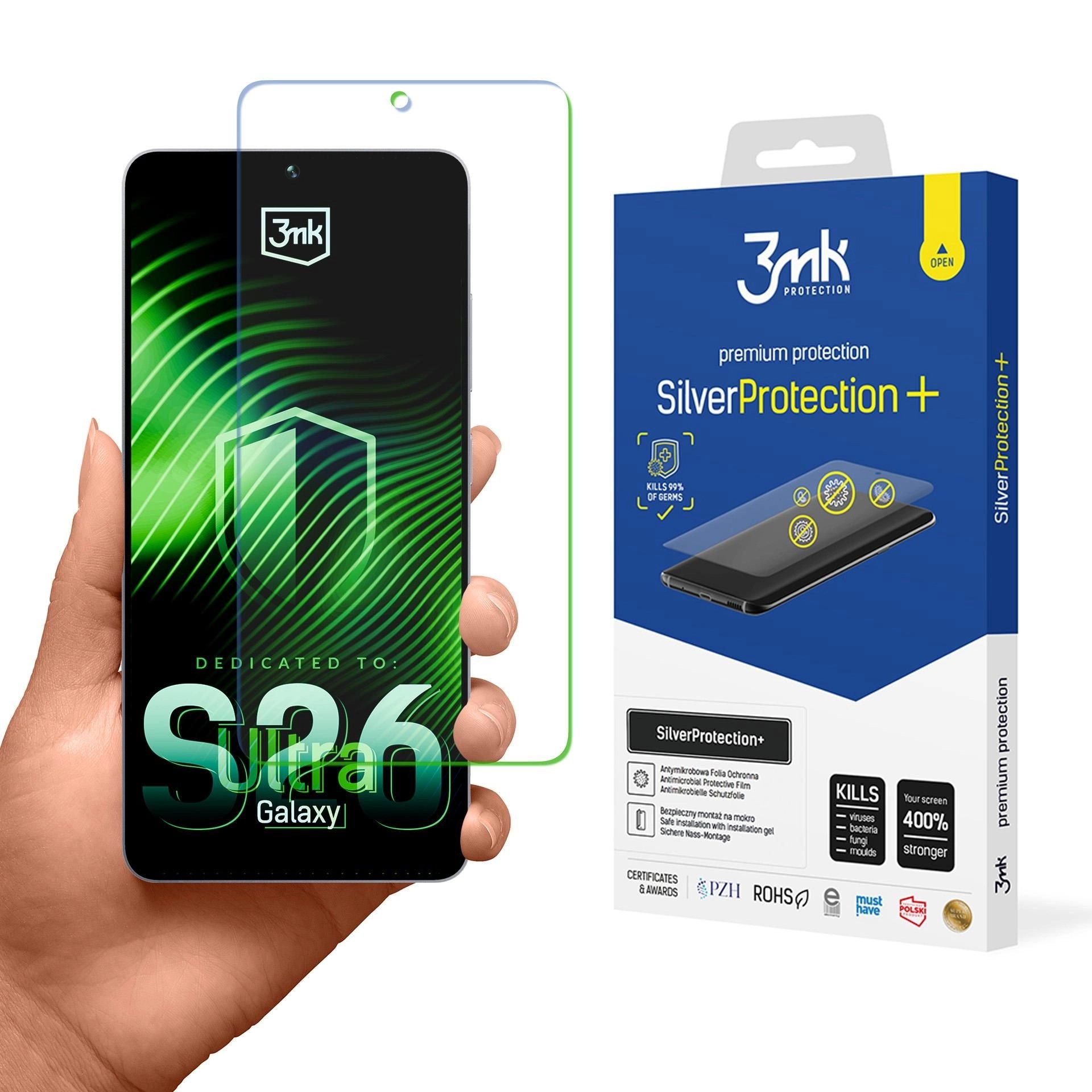 LCD apsauginė plėvelė 3mk Silver Protection+ Samsung S948 S26 Ultra