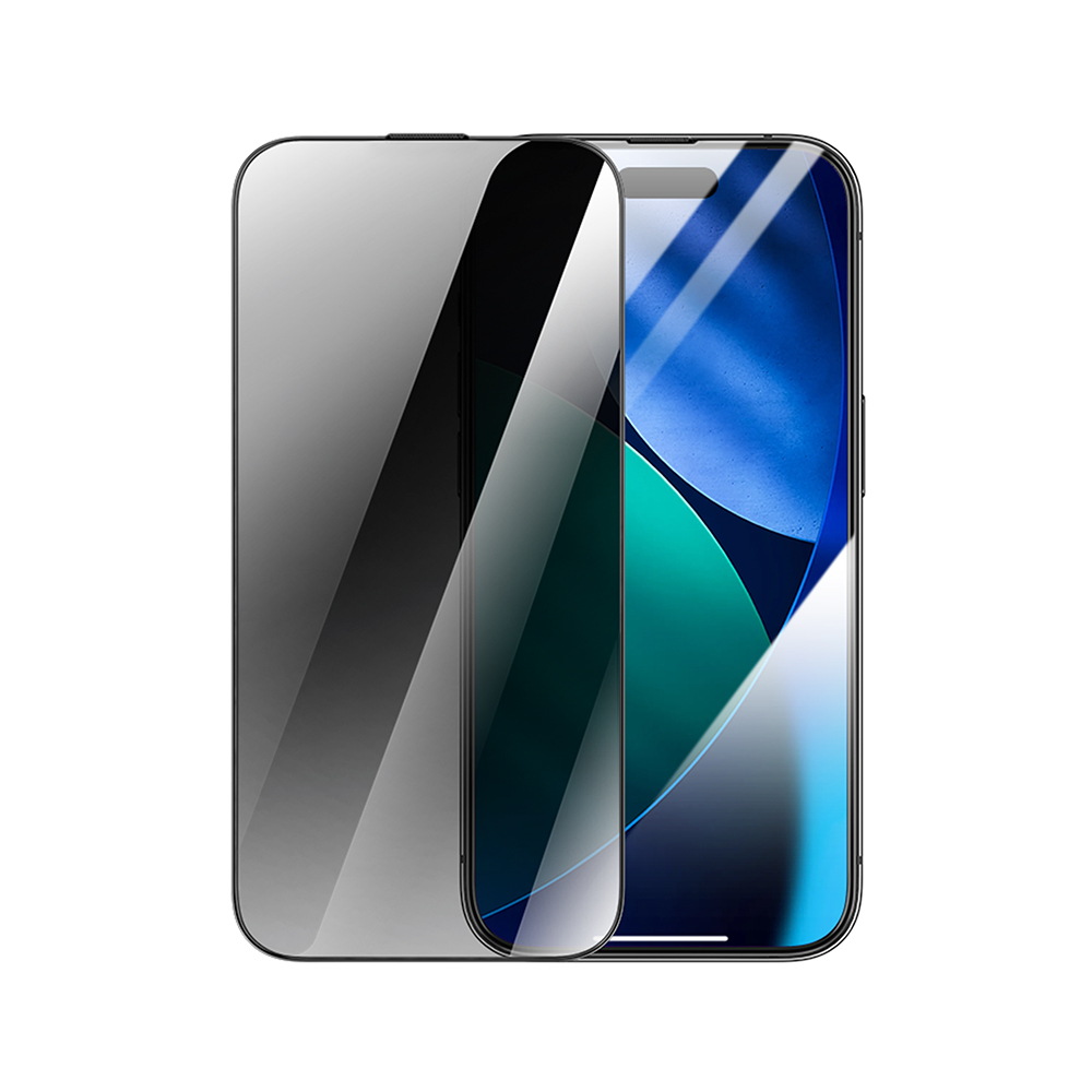 Rock Tempered stiklas Privatumo Full-coverage Anti-static for Iphone 17 Pro Max