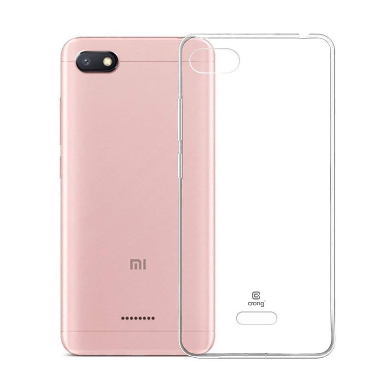 Crong Crystal Slim Cover - apsauginis dėklas Xiaomi Redmi 6A (clear)