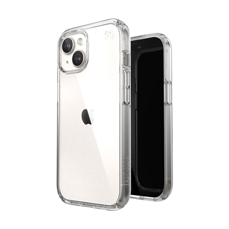 Speck Presidio Perfect-Clear - dėklas iPhone 17e / 16e / 15 / 14 / 13 (Clear)